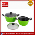 hot and cheap aluminum forged cooking casserole hot pot